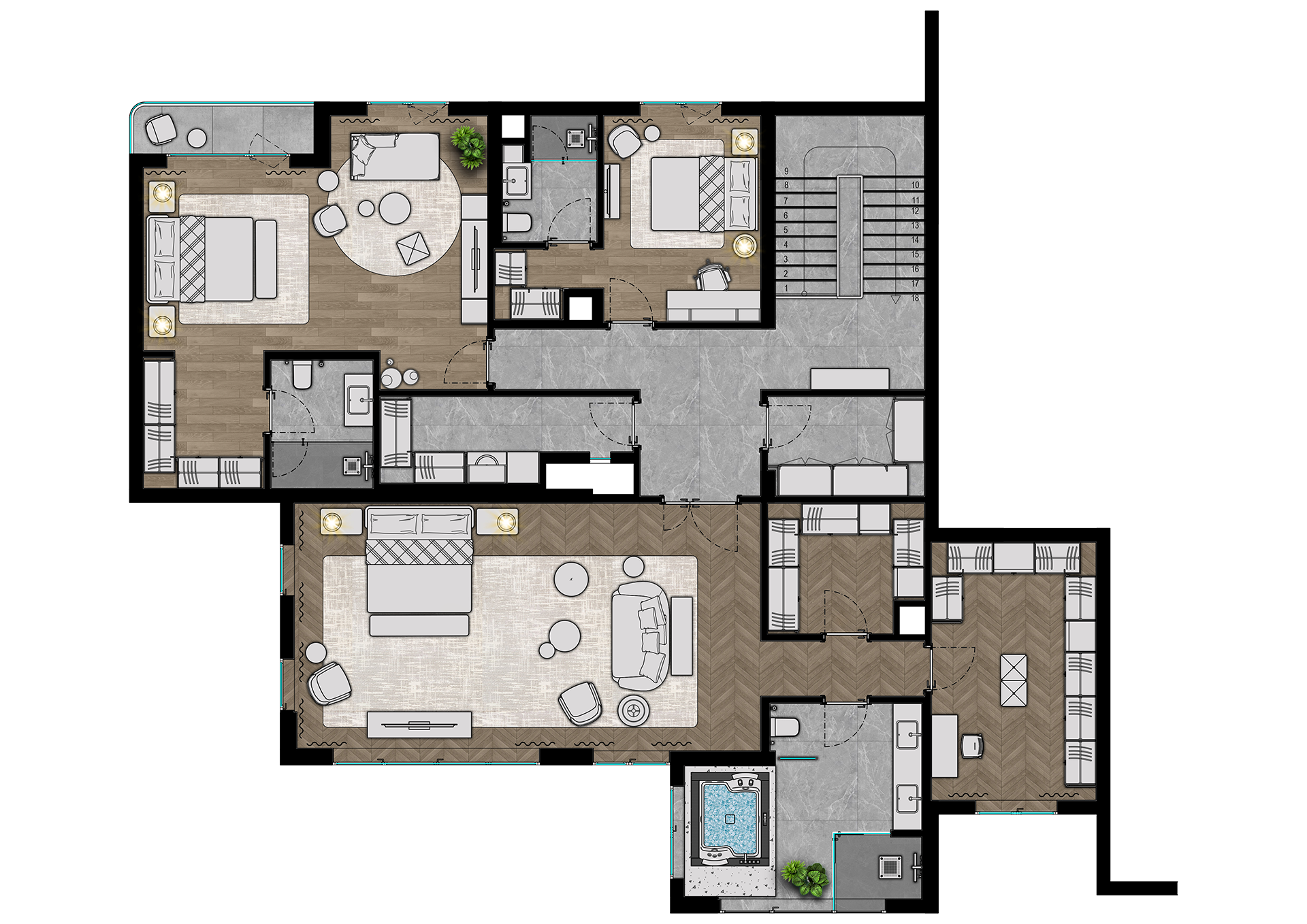 A BLOK PENTHOUSE ÜST KAT